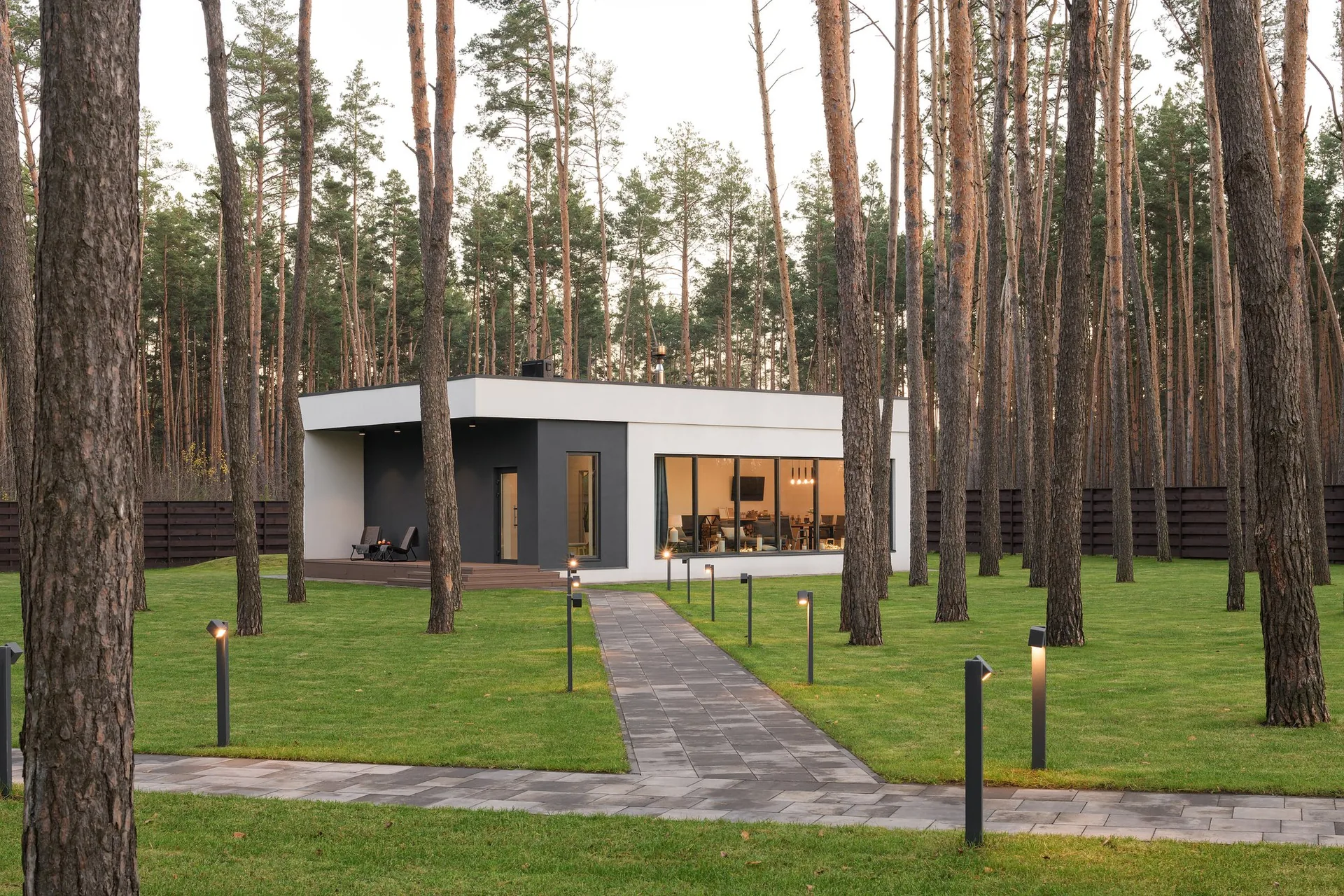 A private Scandi Club cabin among the pines